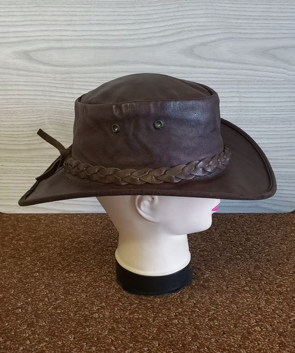 Шляпа ковбоя Barmah кожа