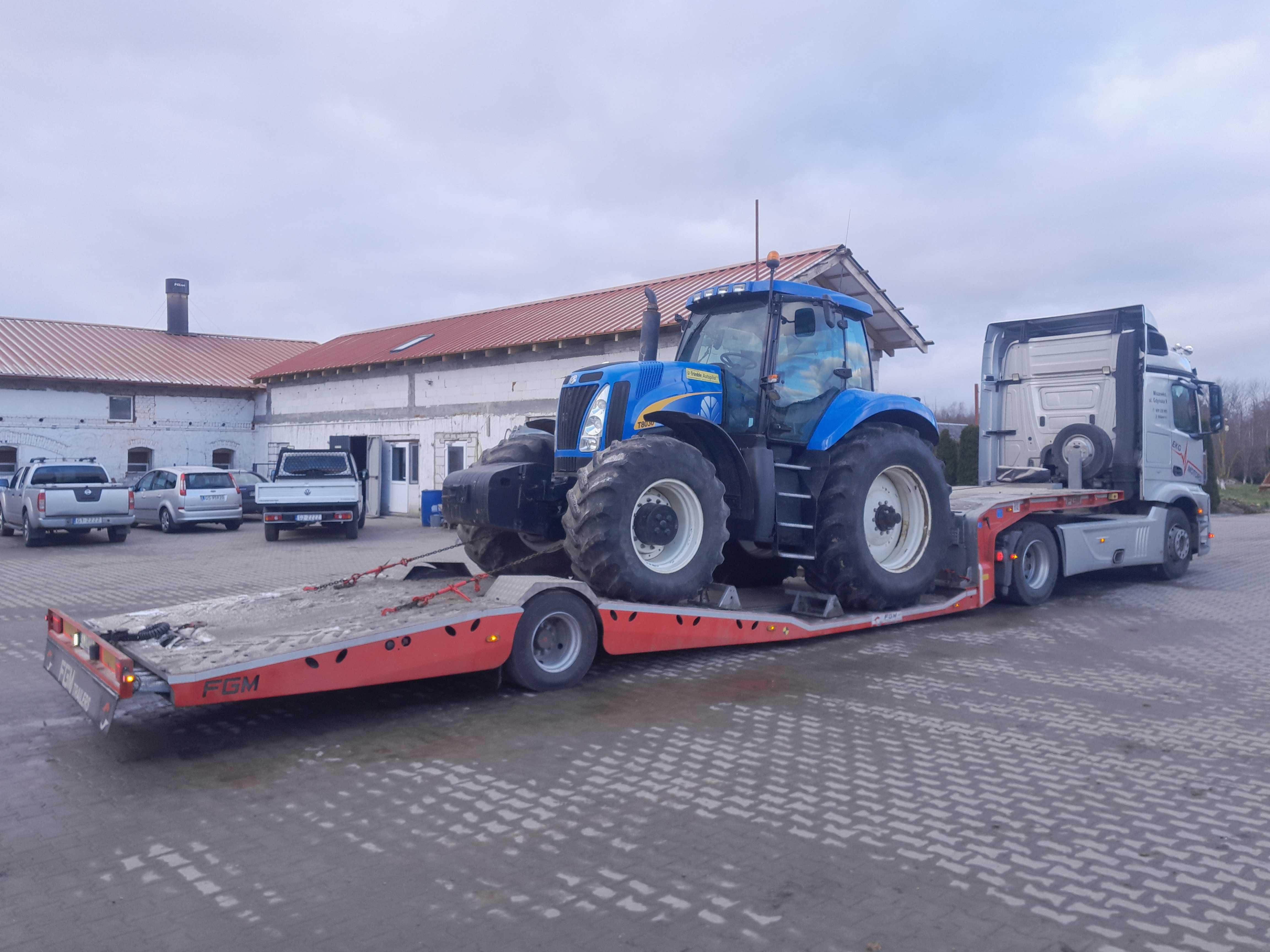 Transport Maszyn rolniczych i budowlanych do 24 ton