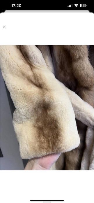 Норкова шуба з соболем натуральнаа