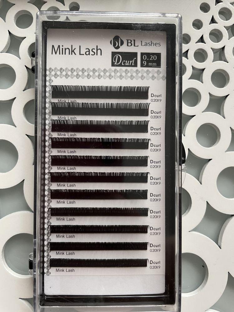 Rzęsy w kasetce D 0,20 Mink Lashes