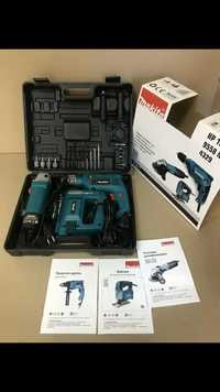 Комплект Makita 3 в 1 Дрель, лобзик, Болгарка