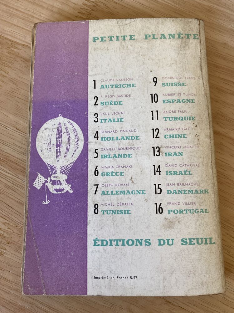 Guia turistco PORTUGAL de 1957 “ Petite Planéte”