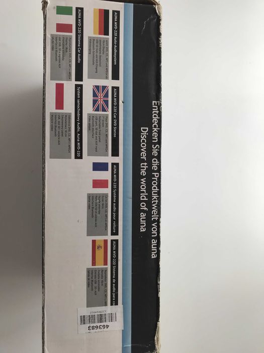 Автомагнітола мультим AUNA MVDз Bluetooth DVD USB SD 7"TFT з Німеччини