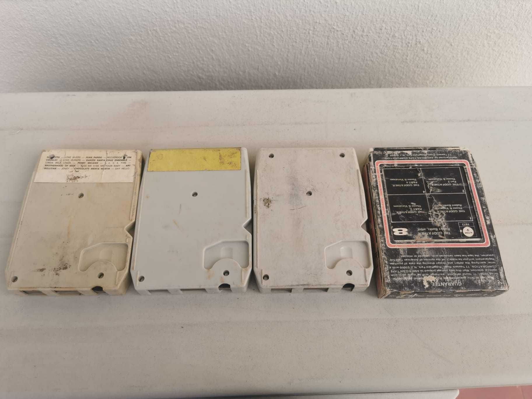 Lote de cassettes de 4 pistas