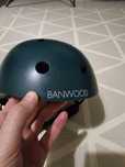 Kask Banwood zielony dark green 50-54cm 3-7 lat