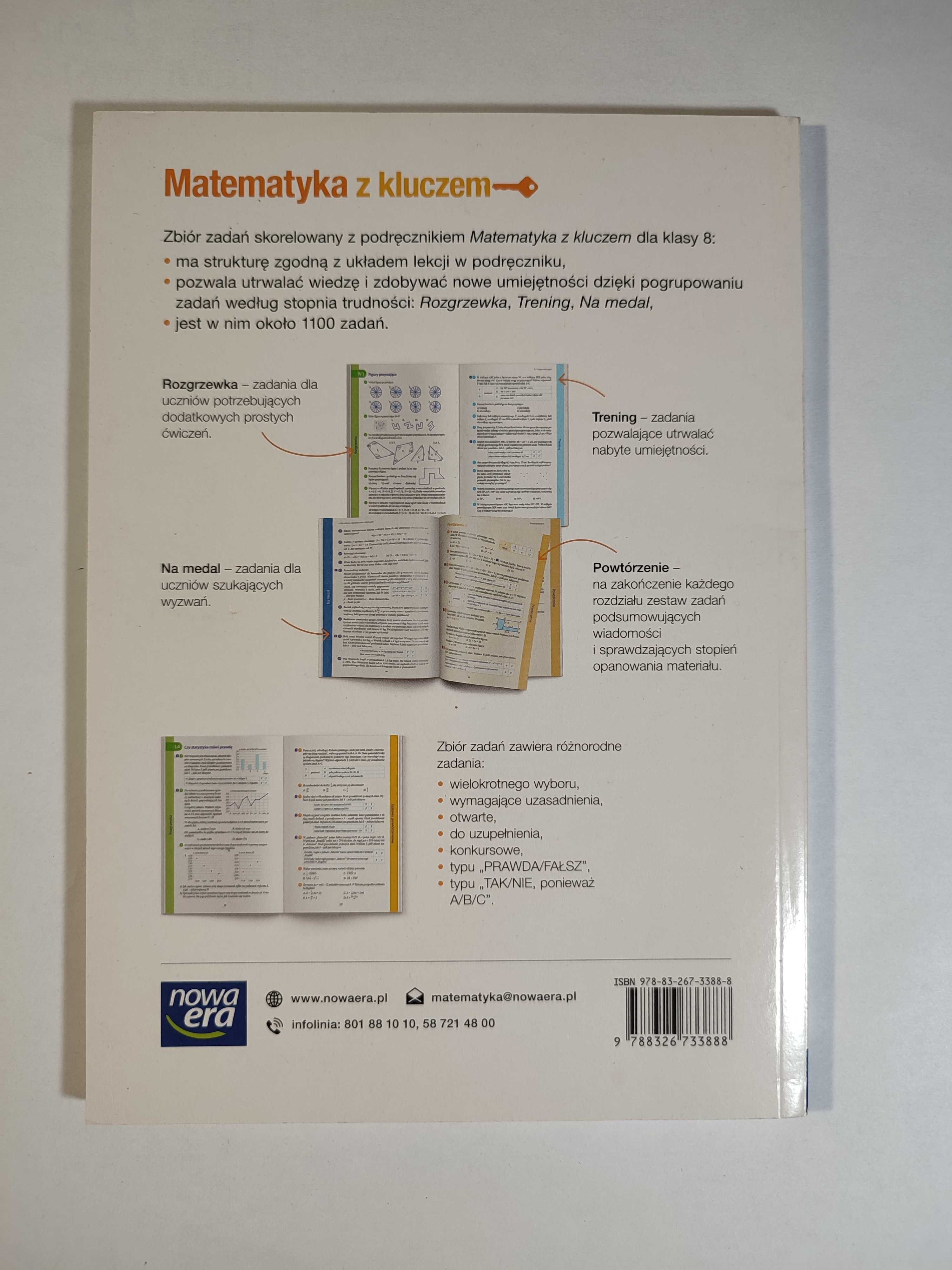 Matematyka z kluczem 8 zbiór zadań