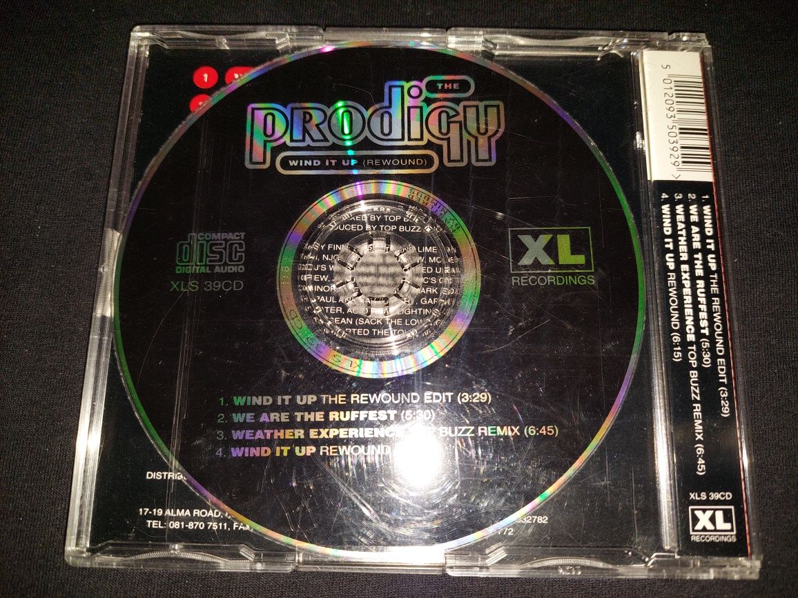 Prodigy Wind It Up ( Rewound ) CD 1993 UK