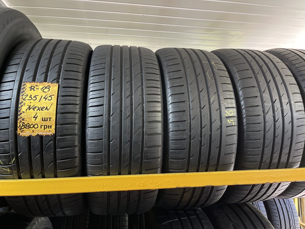 235/45 R18 Nexen  22рік 4шини комплект