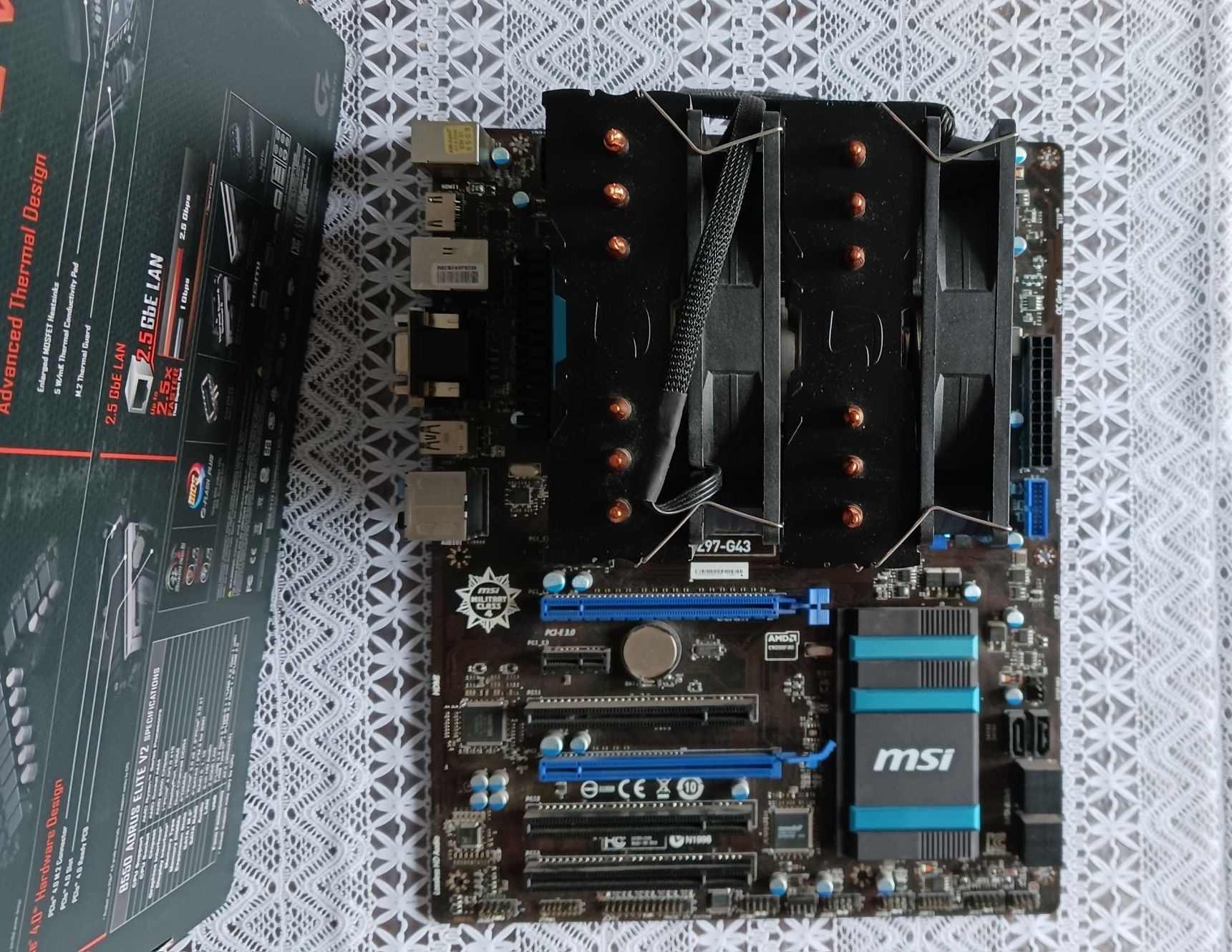 Plyta główna  MSI Z97-G43 +dodatki.