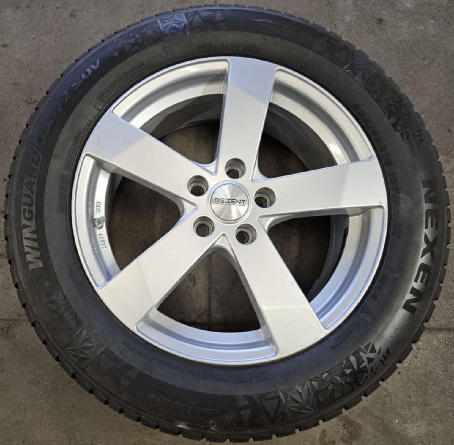 4x Felgi używane DEZENT TD 18 5x114,3 ET50 Hyundai / Kia / Mazda