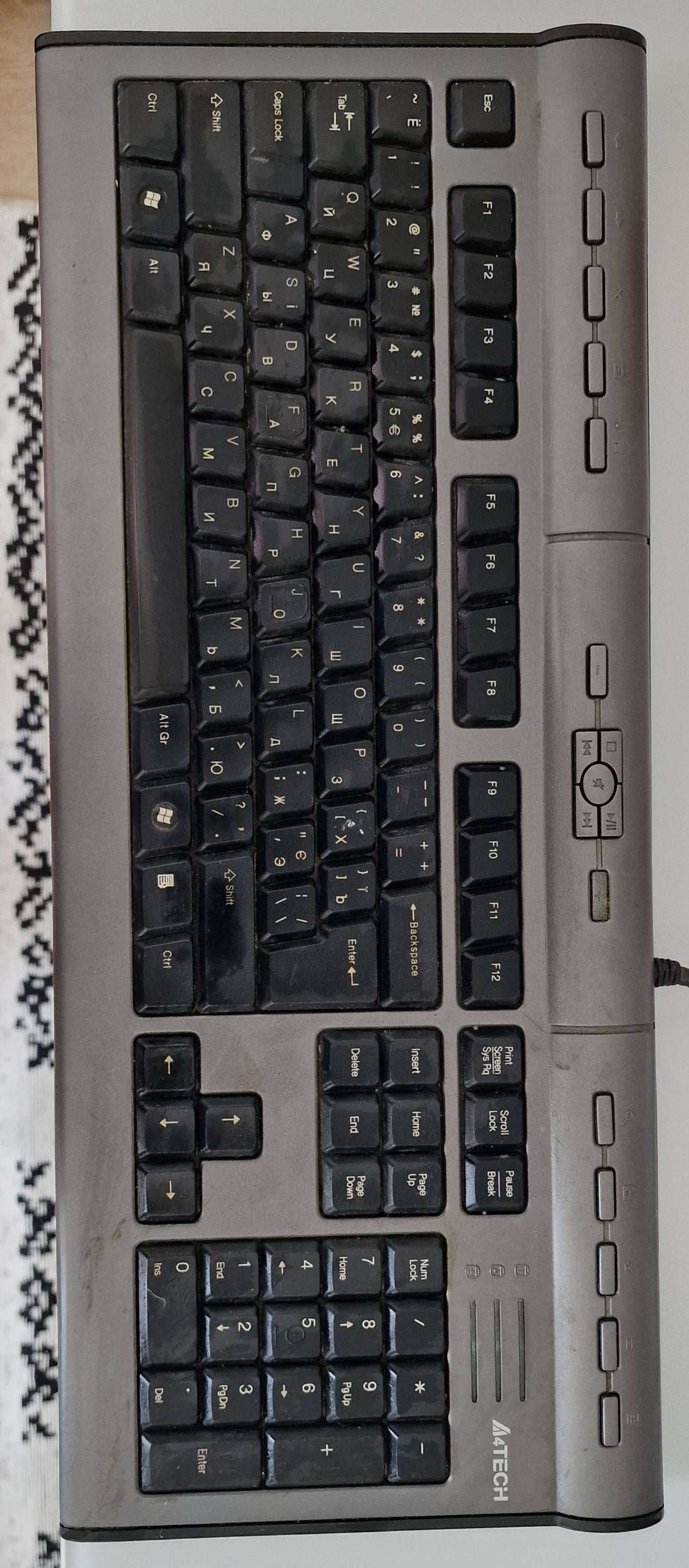 Продам комп'ютерну клаву A4tech Natural_A x-slim multimedia keyboard