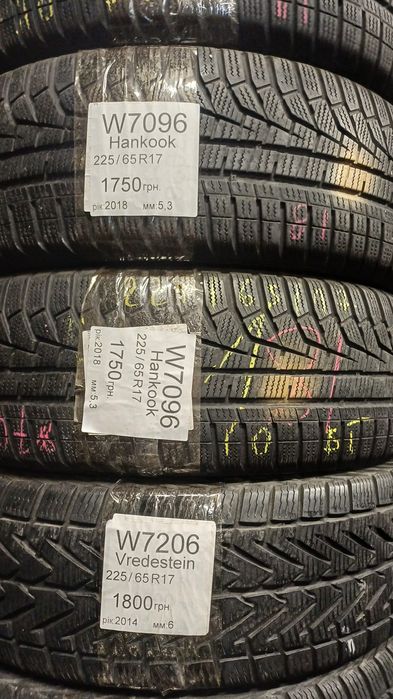 Продам зимние шины 225/65/r17