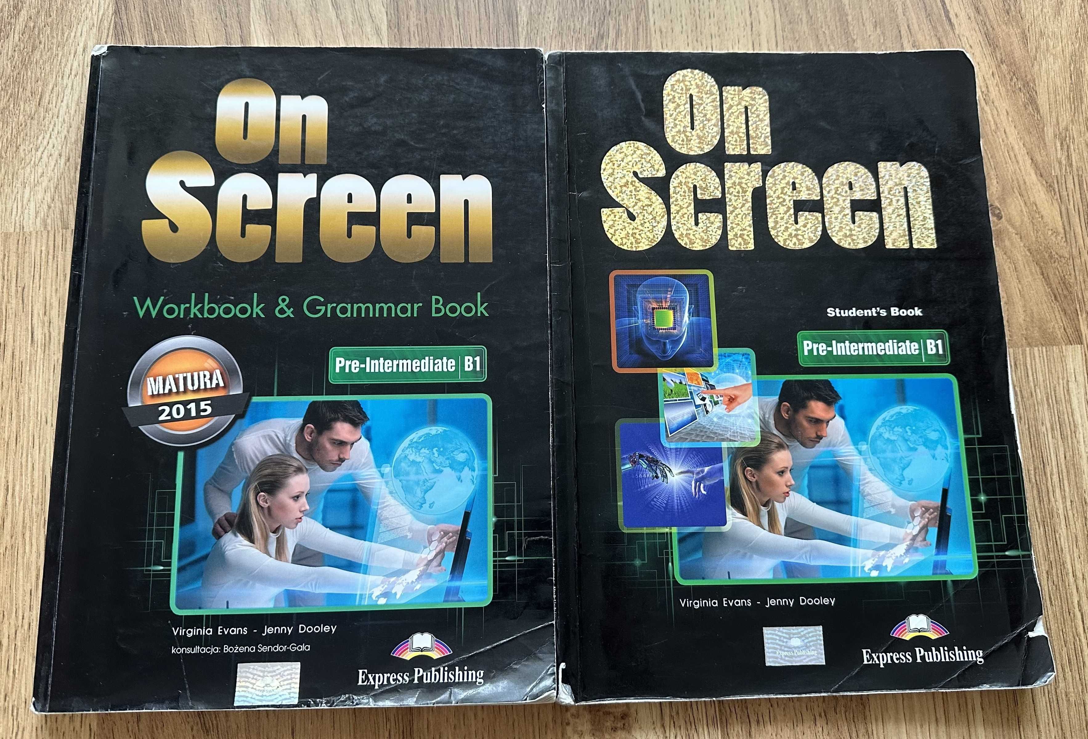 On Screen Pre-Intermediate B1, podręcznik i ćwiczenia