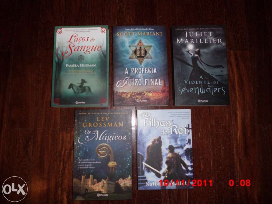 Livros de fantasia e outros novos para venda