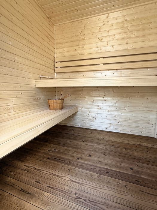 Sauna Ogrodowa Blok Slim 210 Zewnętrzna Ocieplana