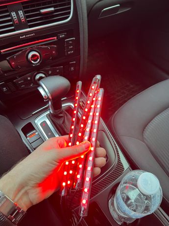 RGB Светодиодная LED подсветка салона авто от usb с пультом