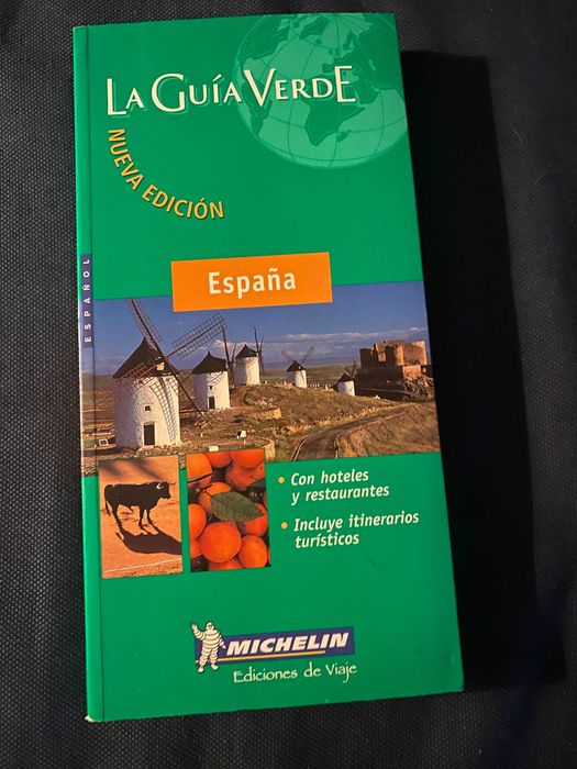 livro la guia verde michelin Espanha