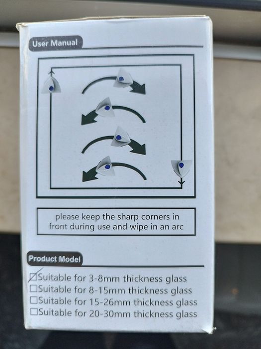 Limpeza de vidros magnético