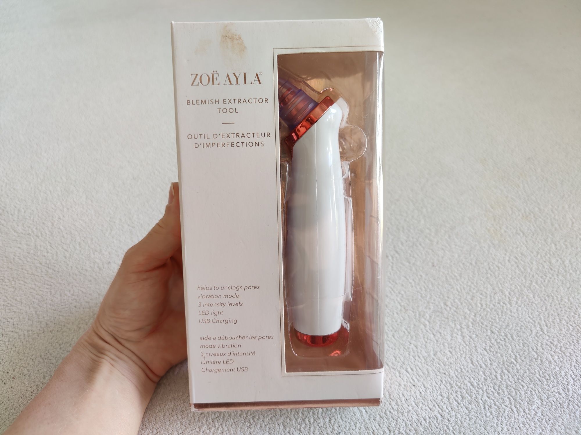Nowe Zoë Ayla Blemish Extractor Tool urządzenie do oczyszczania twarzy