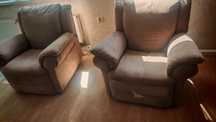 Fotele Natuzzi z funkcją relax (z podnóżkiem), elektrycznie rozkładane