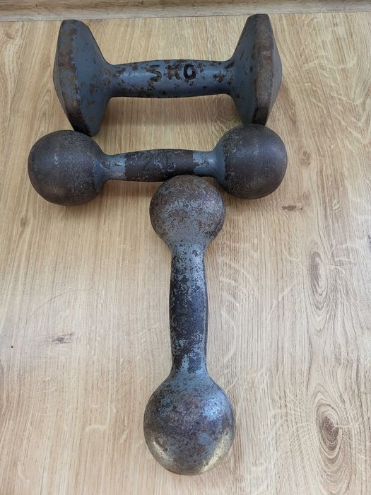 Hantle 2kg 3kg stare hantle z PRL u