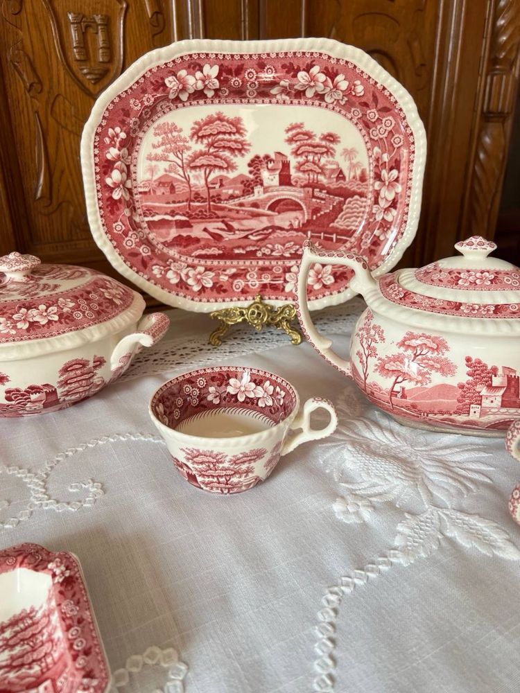 Spode Pink Tower