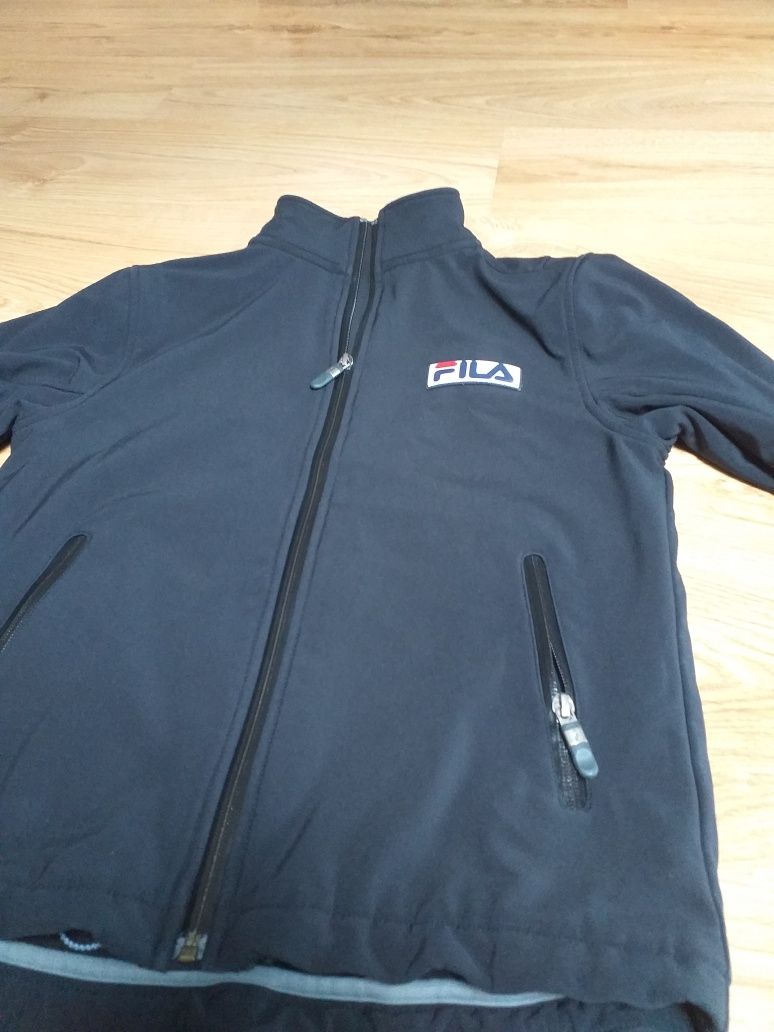 Czarna kurtka softshell Fila roz 152