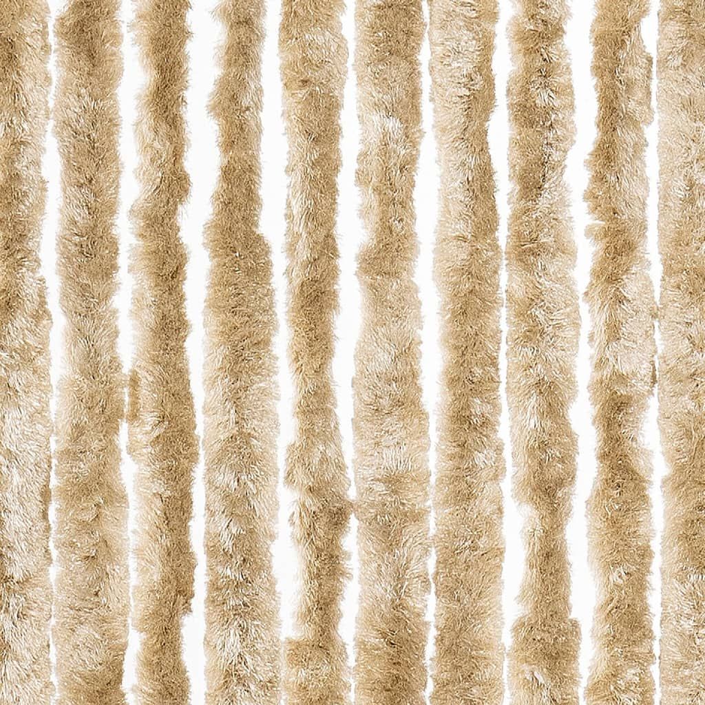 Zasłona przeciwko owadom, beżowa, 100x230 cm, szenil