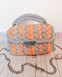 Torebka ze sznurka poliestrowego | handmade | rękodzieło