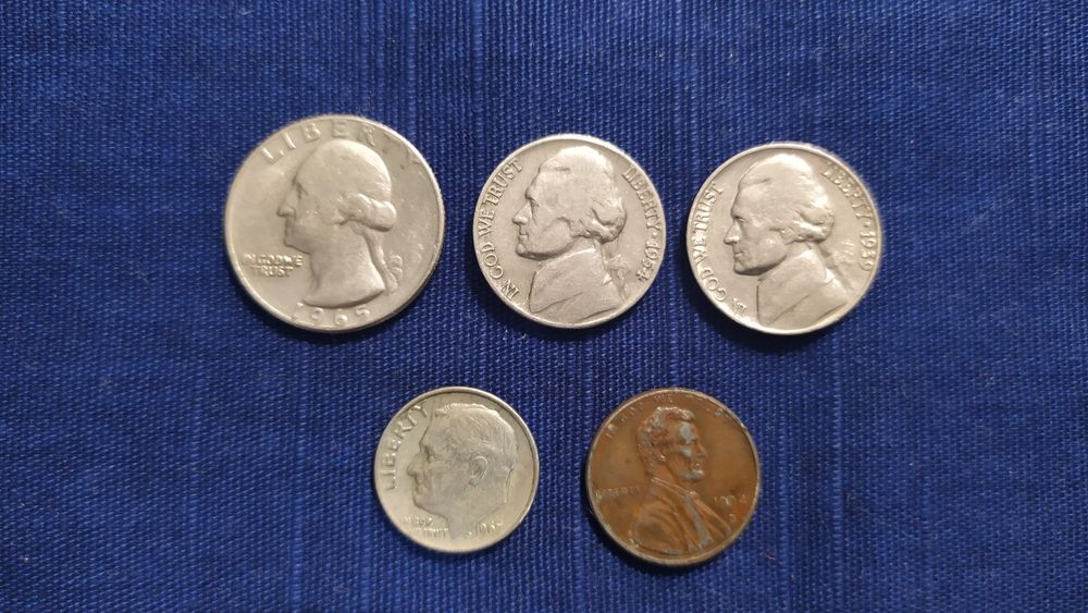 Монеты США интересные года