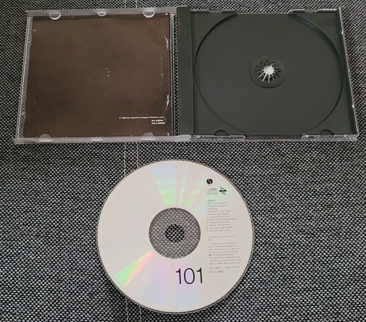 Depeche Mode 101 Disc B USA CD Columbia House Music Club