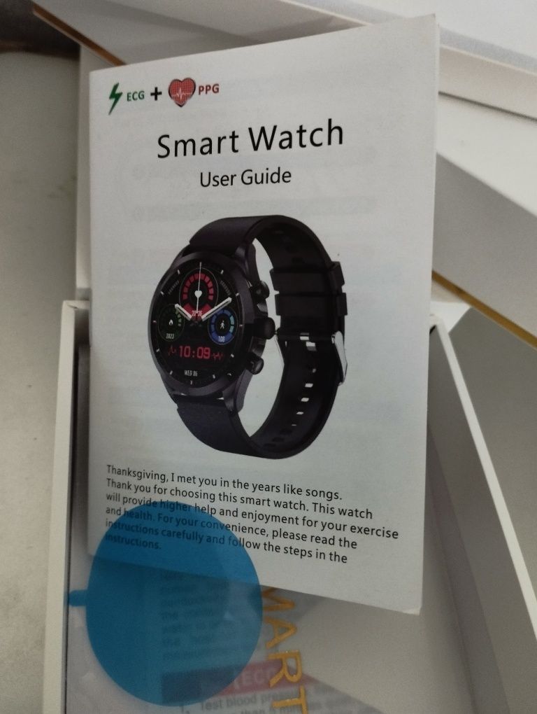 Смарт-годинник ЕТ 440, Smartwatch для вимірювання цукру глюкози ekg го