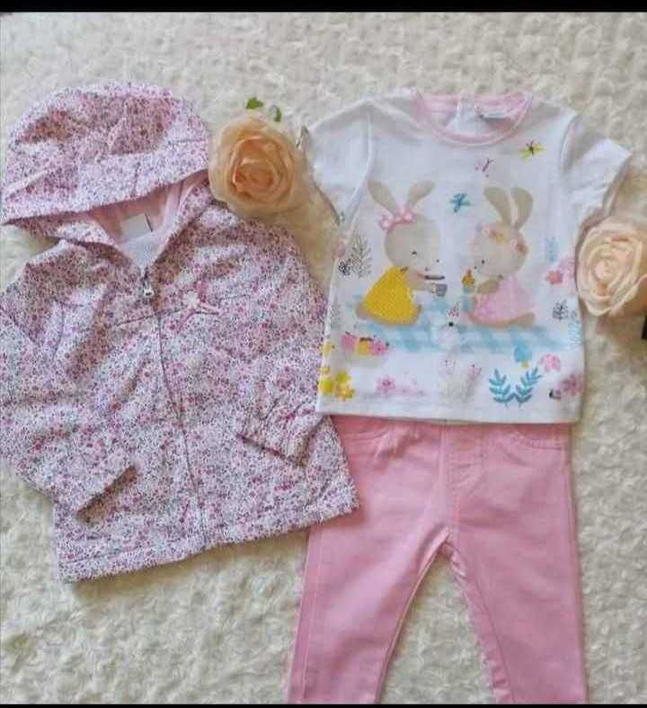 Conjunto 3 peças para menina. Novo