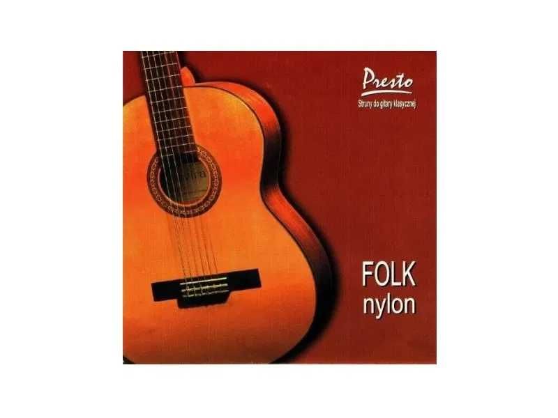Struny do gitary klasycznej PRESTO Folk Nylon