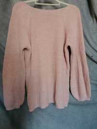 jasnoróżowy sweter