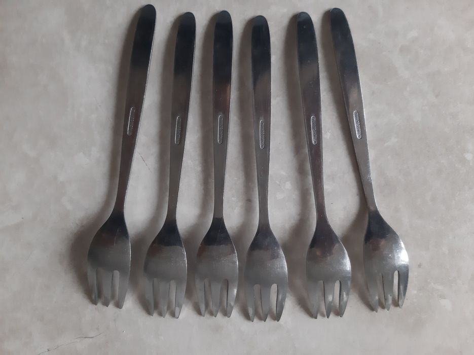 Widelce deserowe 6szt, wys 15 cm