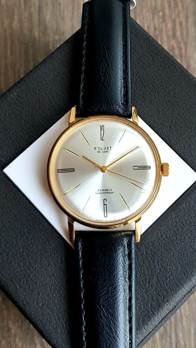 Годинник Полет Poljot de luxe Shockproof cal. 2209 23 Jewels USSR