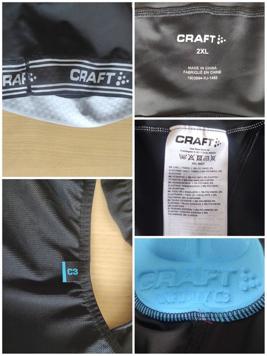 Komplet kolarski CRAFT - Hypervent - Infinity C3 - XXL