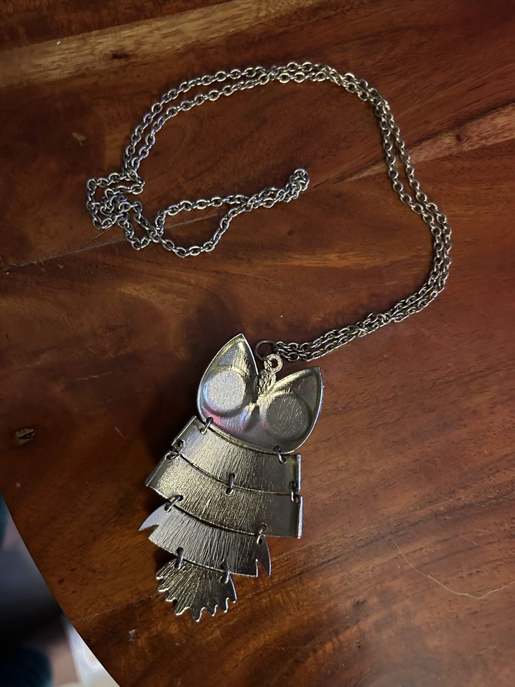 Naszyjnik sowa dlugosc 48 cm