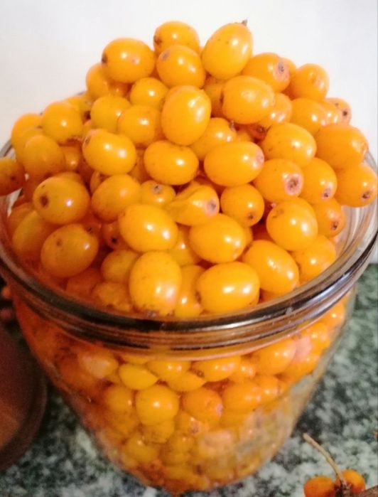 Продам облепиху перетёртую с сахаром.