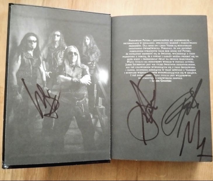 Vader Wojna Totalna unikat autografy