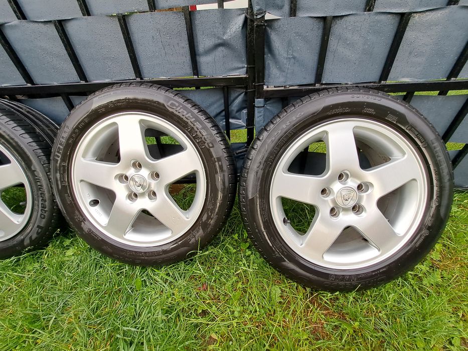 Alufelgi Aluett 16 5x112 Opony Lato 16" 205 55 Pirelli  5,80mm Audi