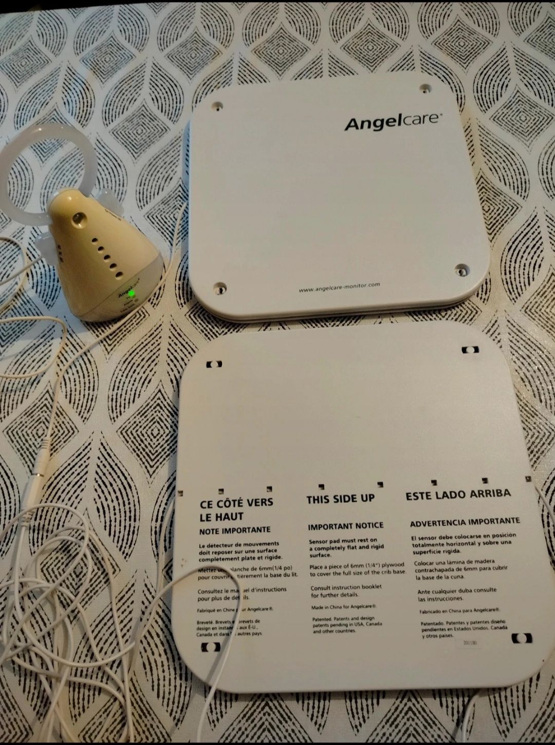 Czujnik oddechu ruchu Angelcare AC300