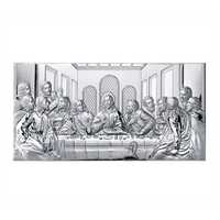 Срібна ікона Тайна вечеря (65 x 32 см)