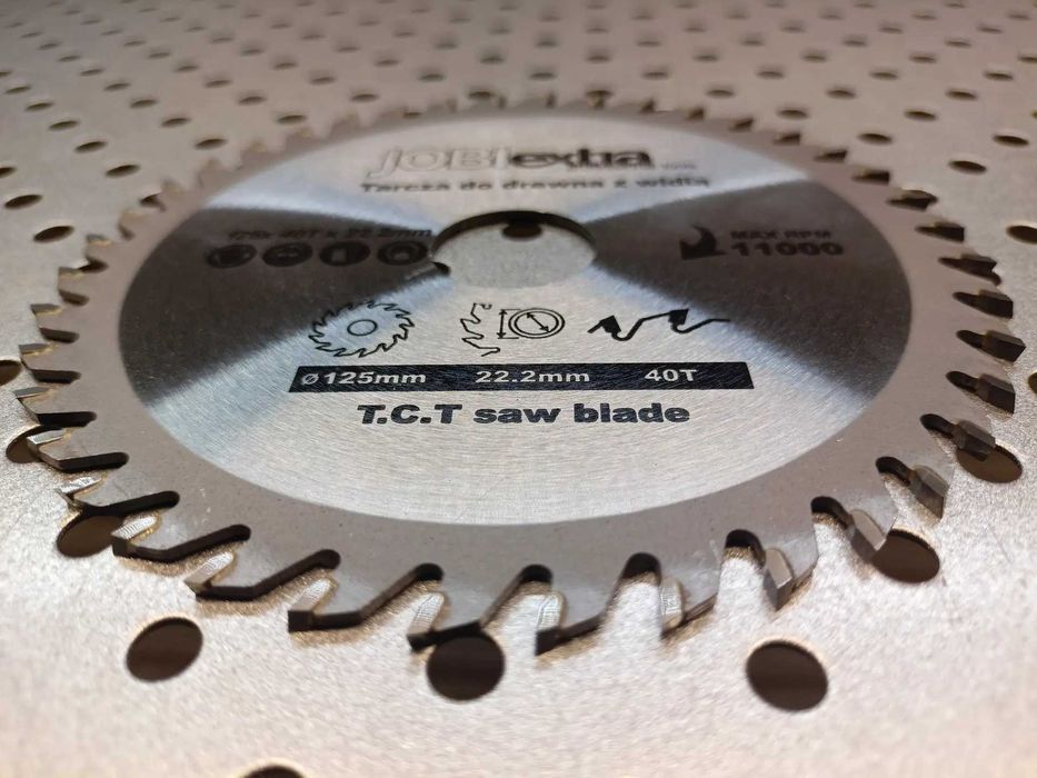 Tarcza do drewna z Widią TCT 125mm 40T tarcza do drewna 125mm widia
