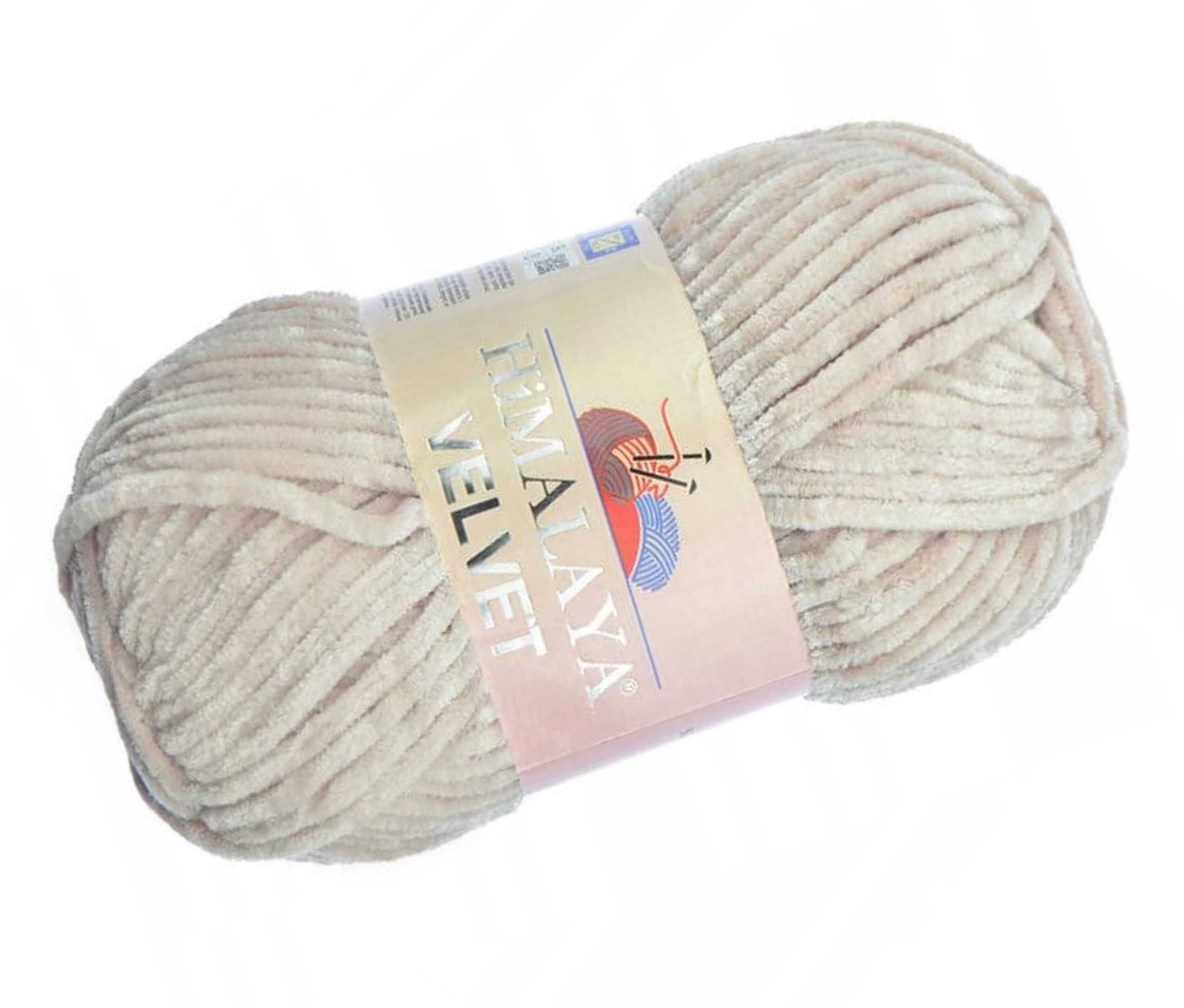 Włóczka Himalaya Velvet 90042 Jasny Beżowy Beż 100g