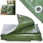 Plandeka Zielona 90g/m2 3x3 oraz 3x5 Wzmacniana MOCNA zielona