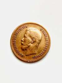 10 Rubli z 1899r Mikołaj II złota moneta