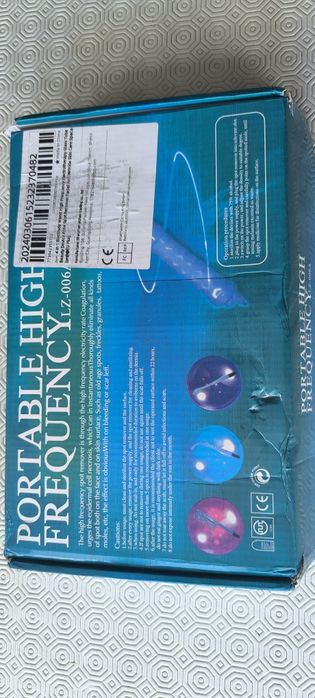 Aparelho de alta frequência, também conhecido como Darsonval