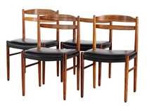 Krzesła lata 60. proj. Carl Ekstrom, skandynawski design